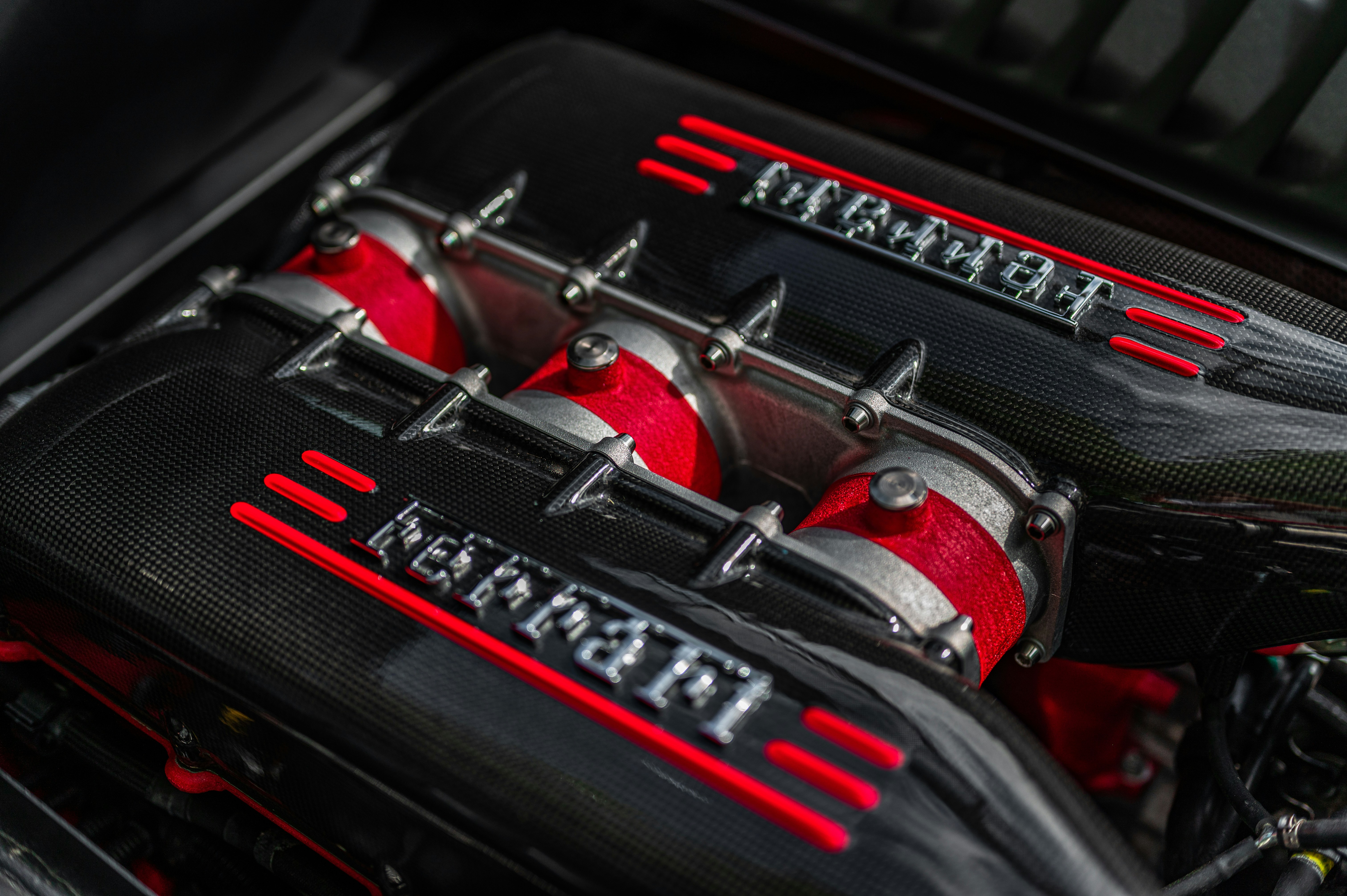Ferrari engine detail