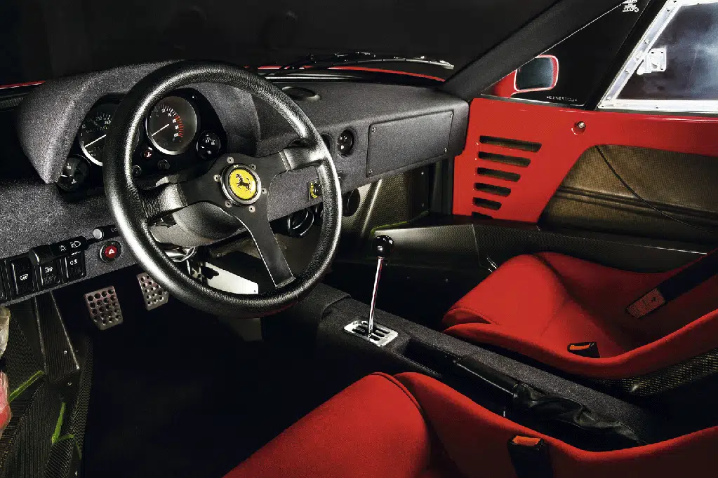 Ferrari F40 interior